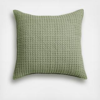 Mills Waffle Square Throw Pillow