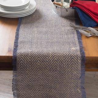 Chevron Burlap Table Runner