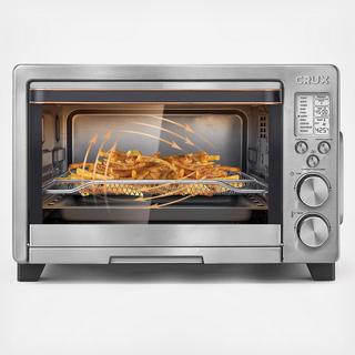 Crux - Digital 6-Slice Air Fryer Toaster Oven