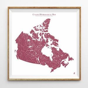 Hydrological Map of Canada