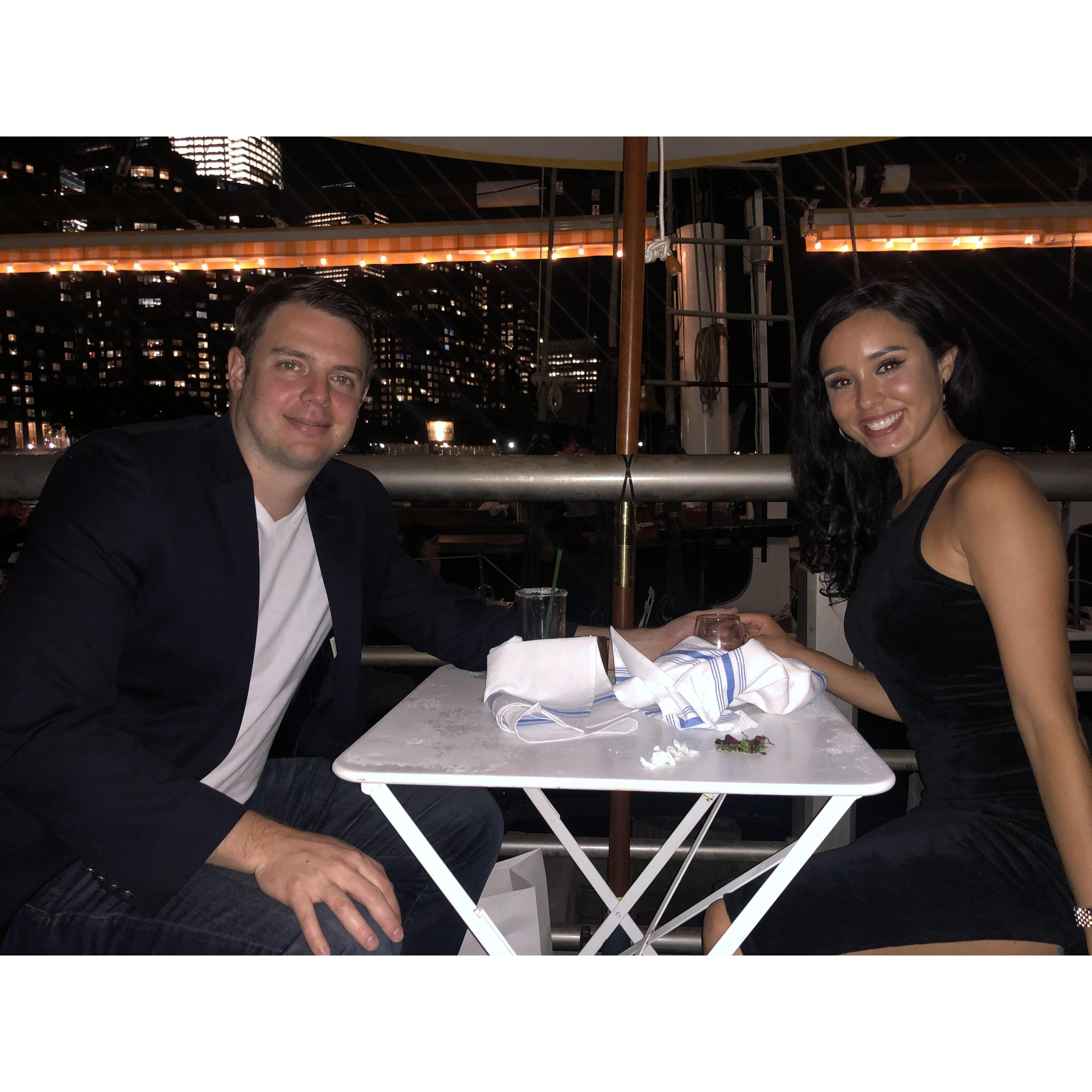 Date night in NYC downtown