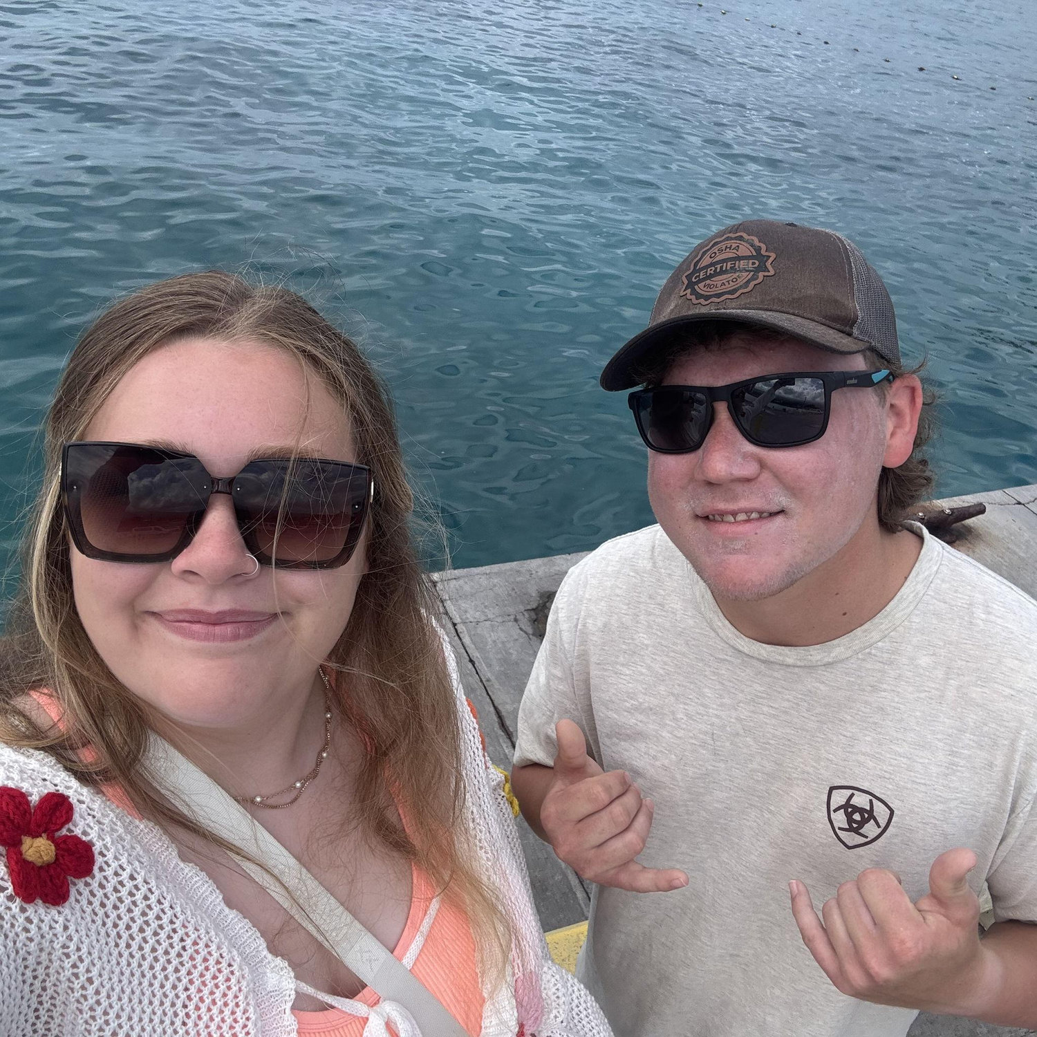 Getting ready to board the glass bottom boat tour in Kona, Hawaii.