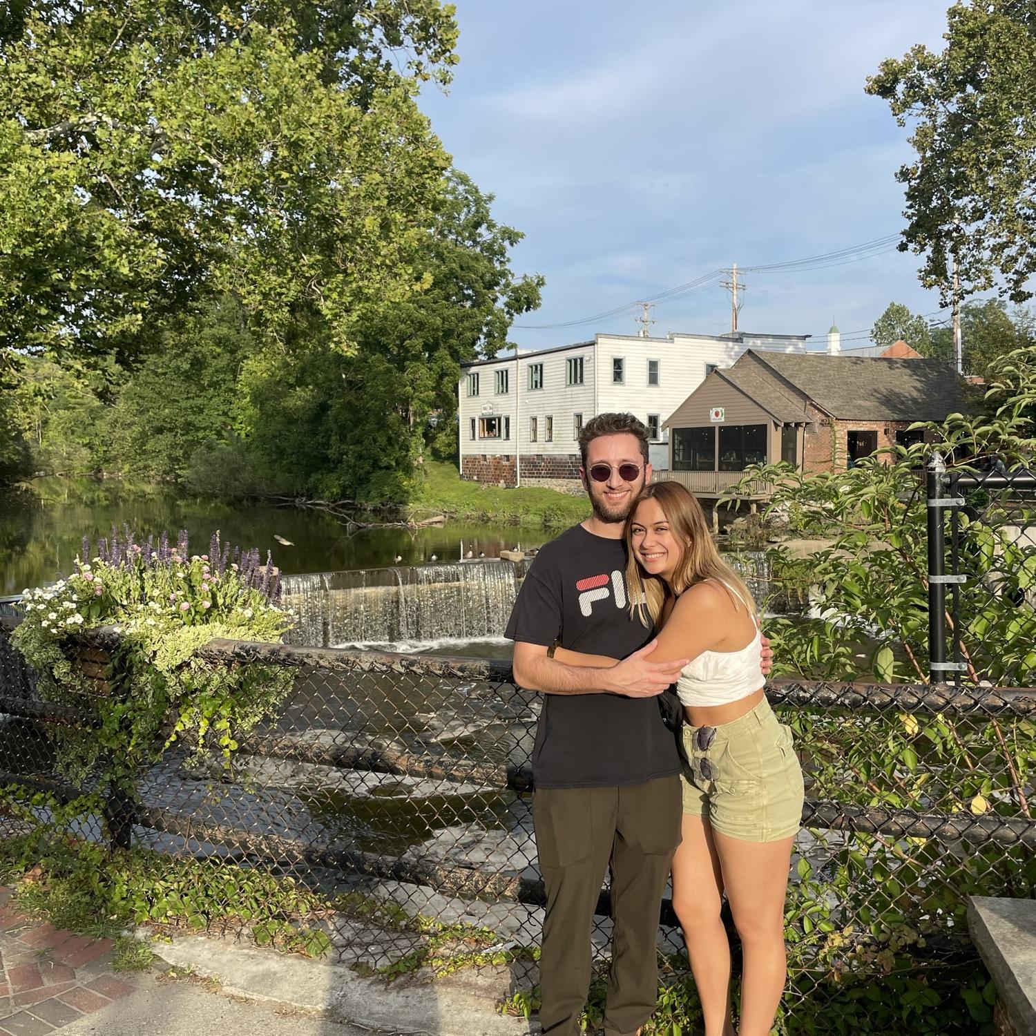 At our favorite place! Chagrin Falls