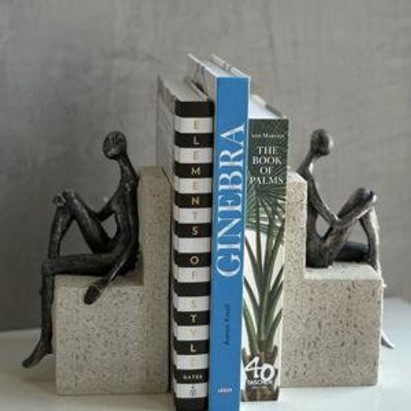 SC Marble Design • Bookends Meditate