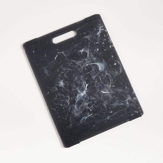 Jelli ® Reversible Black Marble Poly Cutting Board