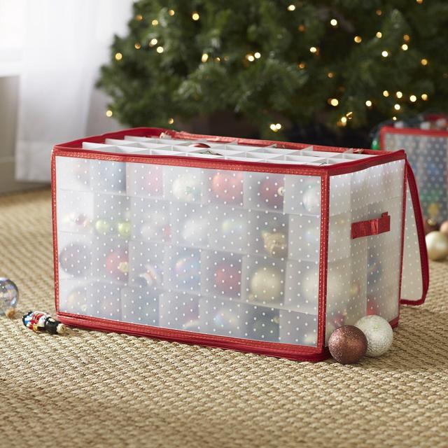 Sardis 12" x 21" x 12" Christmas Ornament Storage