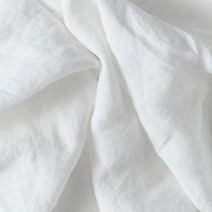 Parachute Linen Top Sheet - White Cal King