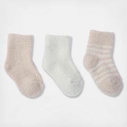 Barefoot Dreams® CozyChic Lite Assorted 3-Pack Infant Socks