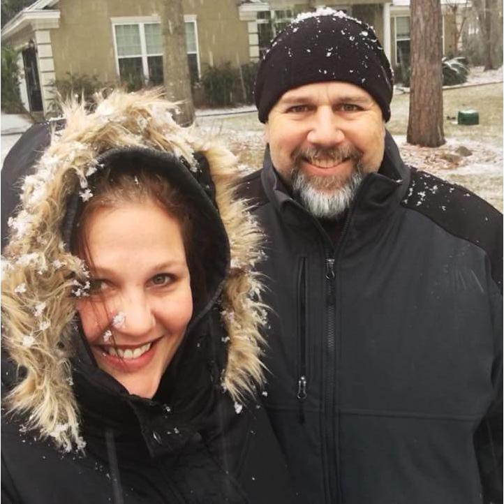 Snow Falling in love in Savannah