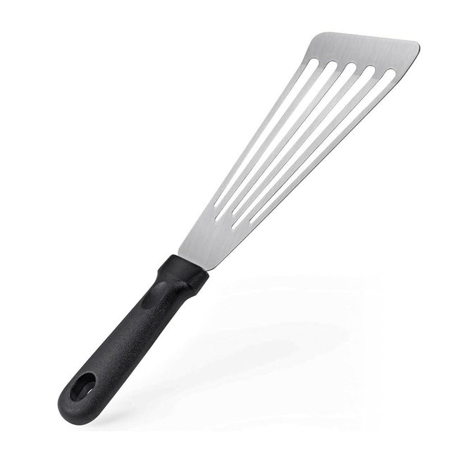 Fish Spatula,Stainless Steel Fish Turner,Flexible Metal Spatula for Flipping Fish,Eggs,Crepes, Steaks,Burgers and Baking,Rust-Proof & Corrosion-Resistant,3.1"x 12"