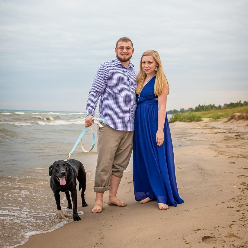 Taylor and Nathan engagement photos. September 9, 2019