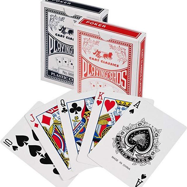 Poker Chip Set for Texas Holdem, Blackjack, Gambling with Carrying Case, Cards, Buttons and 500 Dice Style Casino Chips (11.5 Gram) by Trademark Poker