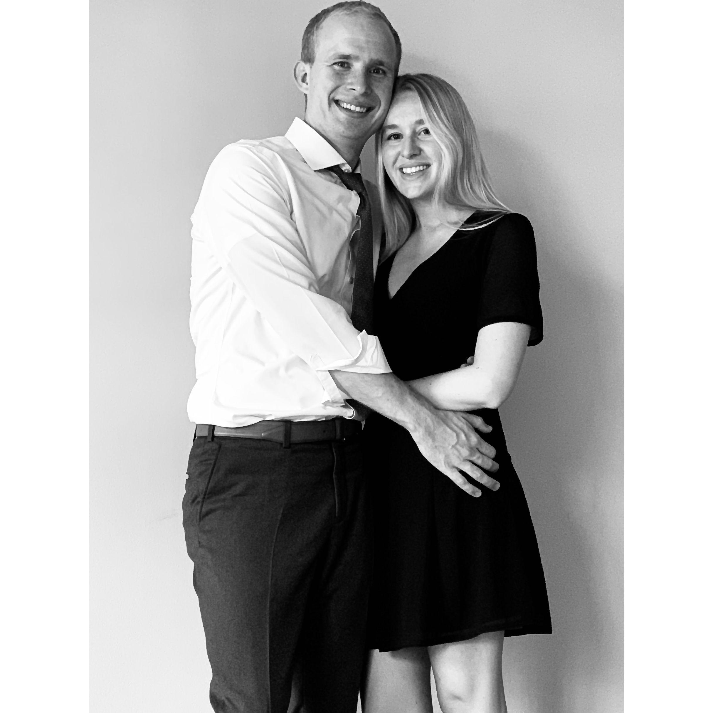 Jesse's first day of his new job, Summer 2019