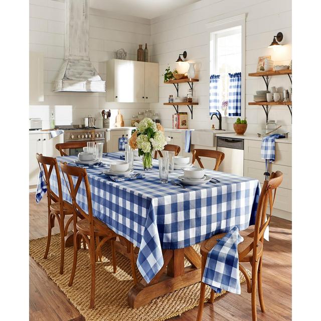 Elrene Farmhouse Living Buffalo Check Tablecloth, 60" x 120"