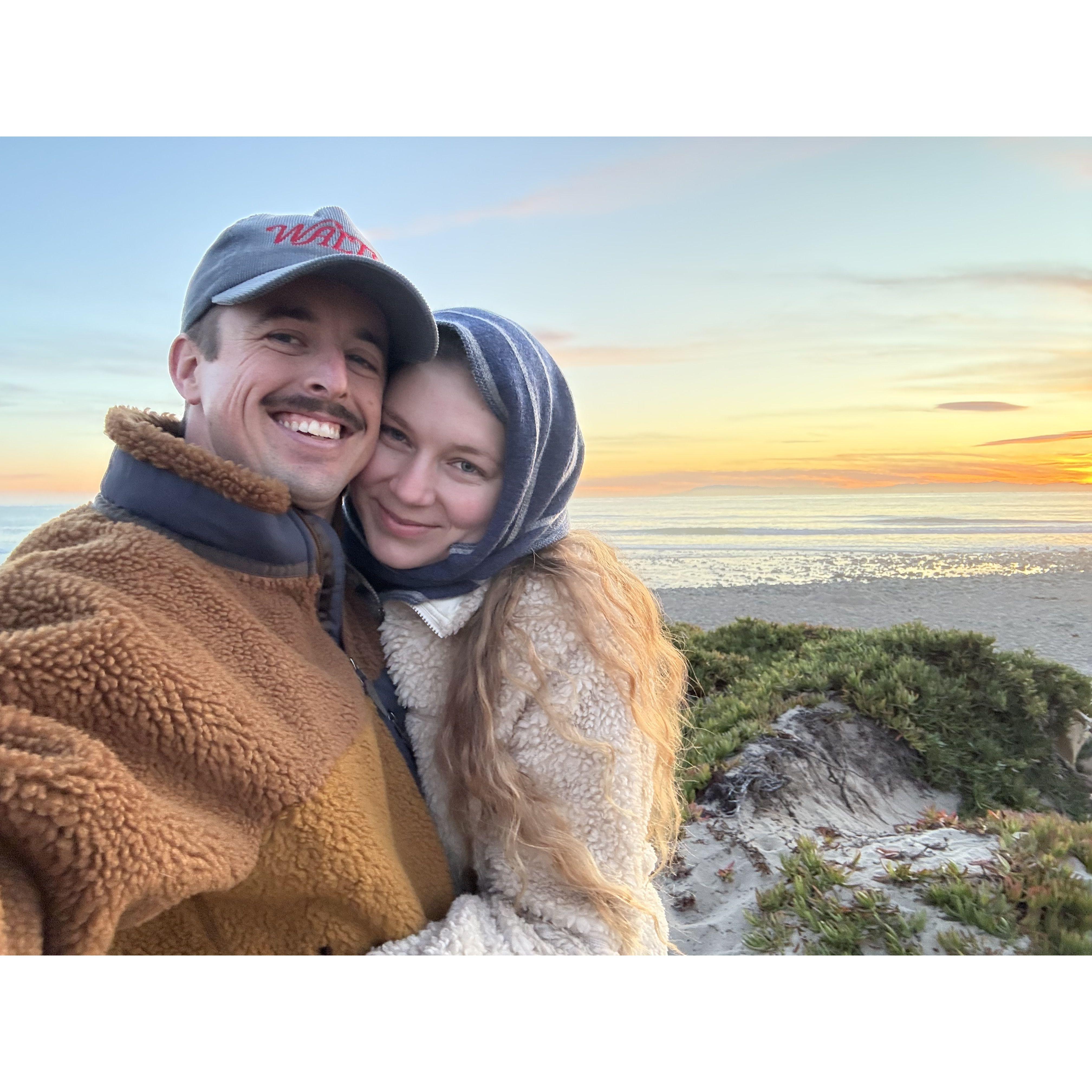 On a beach walk in our little town that we call home, Ventura, CA.