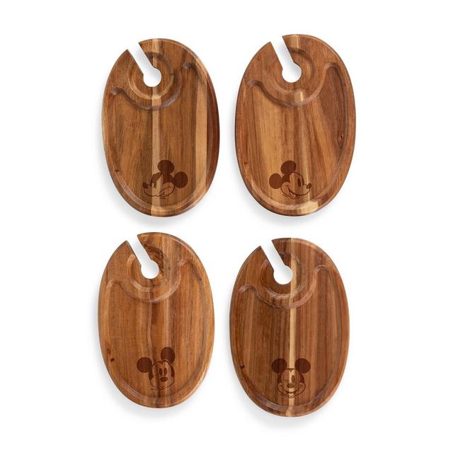 Disney's Mickey Mouse Wine Appetizer Plate Set of 4