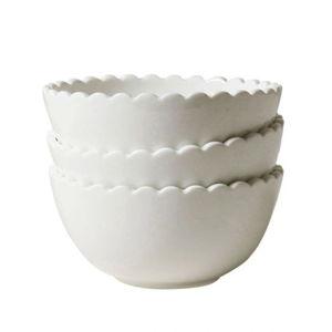 Annie Collection Condiment Bowls Set Of 3 in White