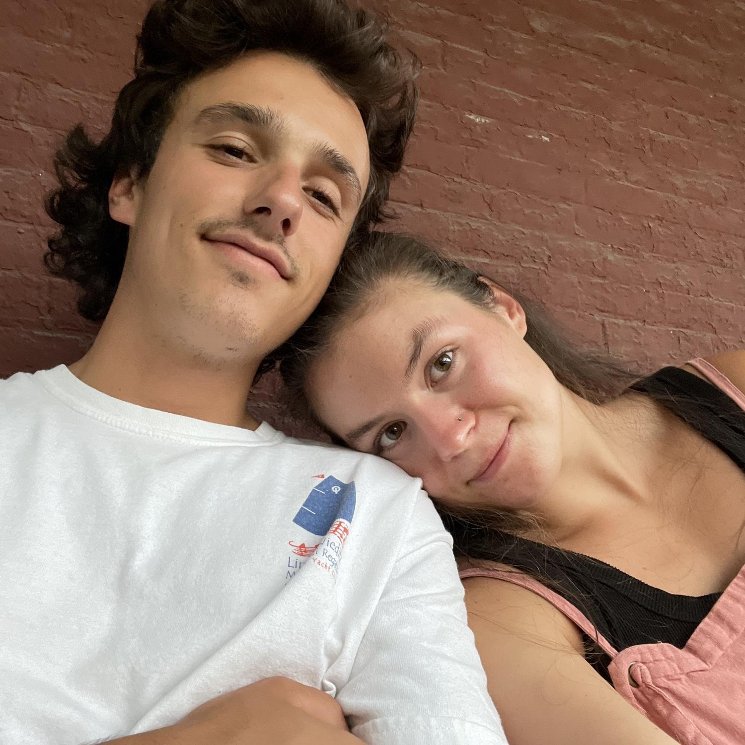In love on our porch