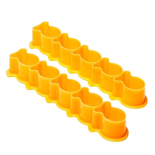 Goldfish Cracker Cookie Cutter for Sourdough – Food-Grade, BPA-Free, Non-Toxic, Dishwasher Safe, Mini Kids Snack Cutter (2)