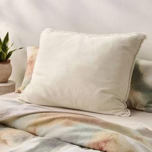 King Euro Heavyweight Linen Blend Throw Pillow - Casaluna™ Color: Natural
