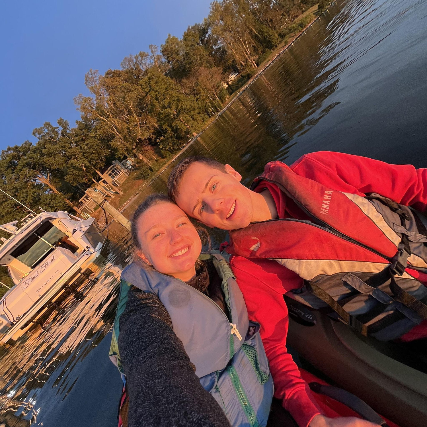 Sunrise kayaking at Bobby's grandparents