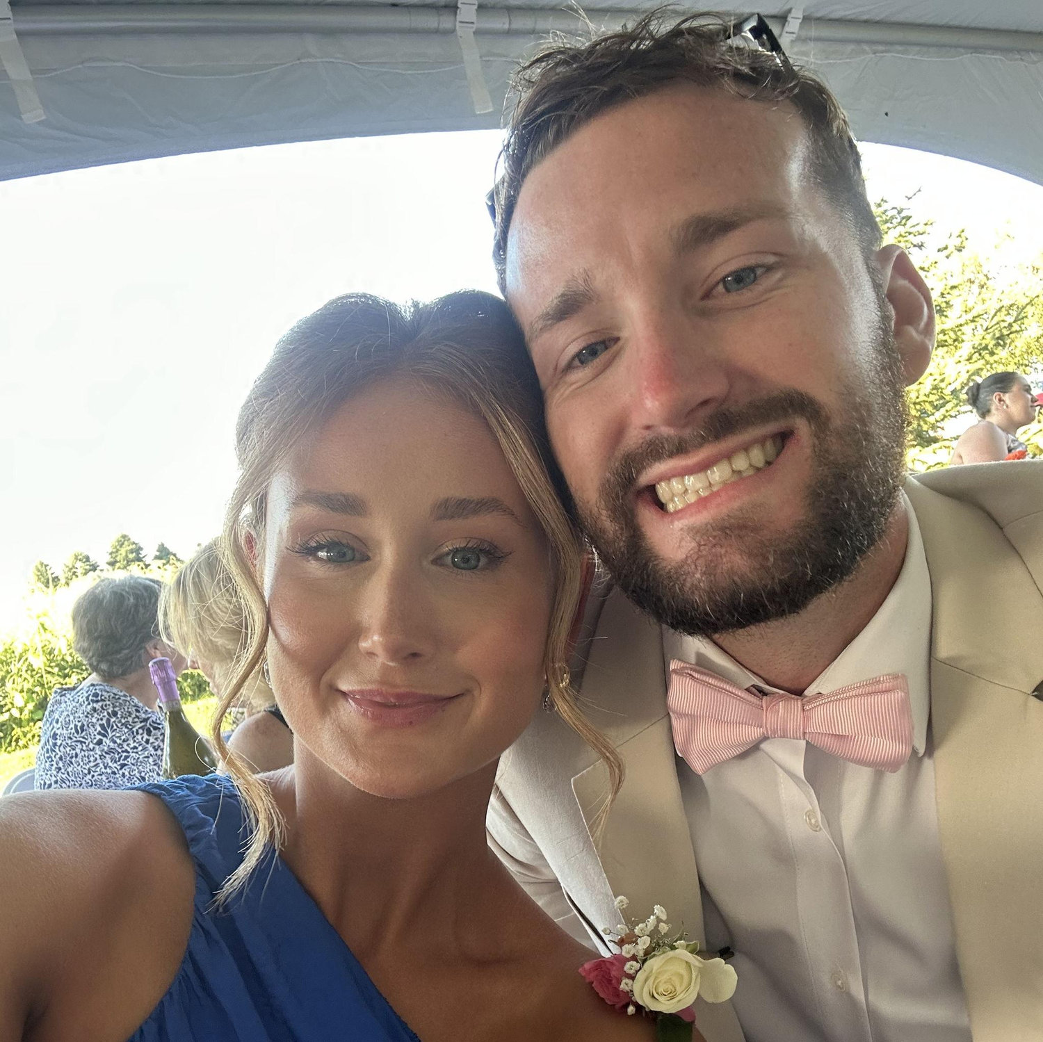 Celebrating our best friends' wedding!