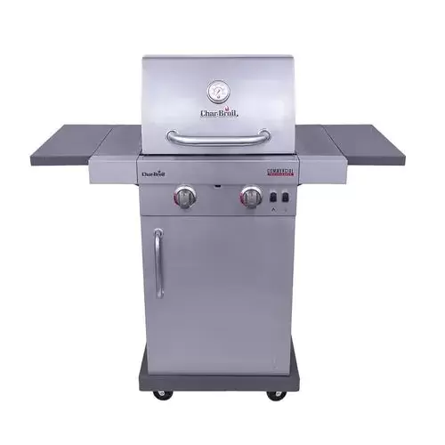 Char-Broil Commercial Stainless Steel 2-Burner Liquid Propane and Natural Gas Infrared Gas Grill