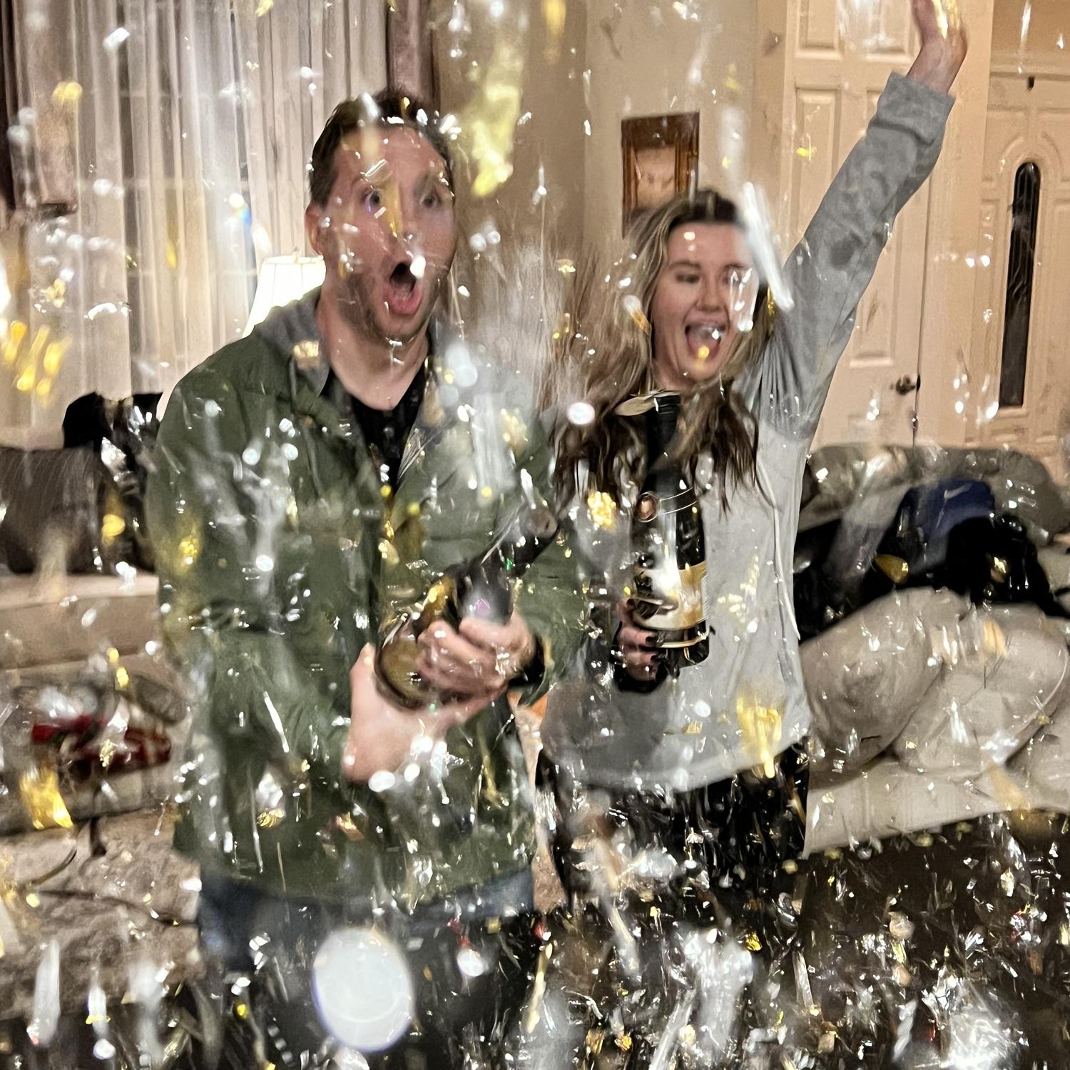 2025 New Years as fiancés