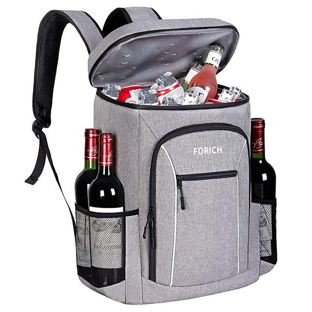 FORICH Cooler Backpack Portable Soft Backpack Coolers Insulated Leak Proof Large Cooler Bag for Men Women to Work Lunch Travel Beach Camping Hiking Picnic Fishing Beer Bottle, 30 Cans