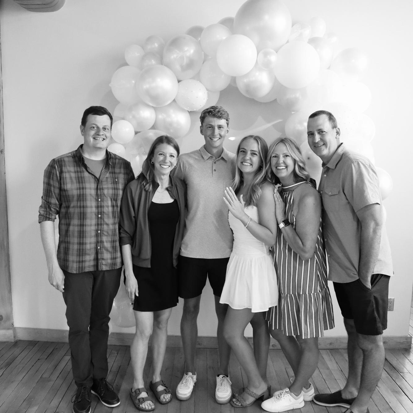 June 7, 2025 - Parker proposed!!! Best day ever!!! We celebrated with our family and friends after!!!
