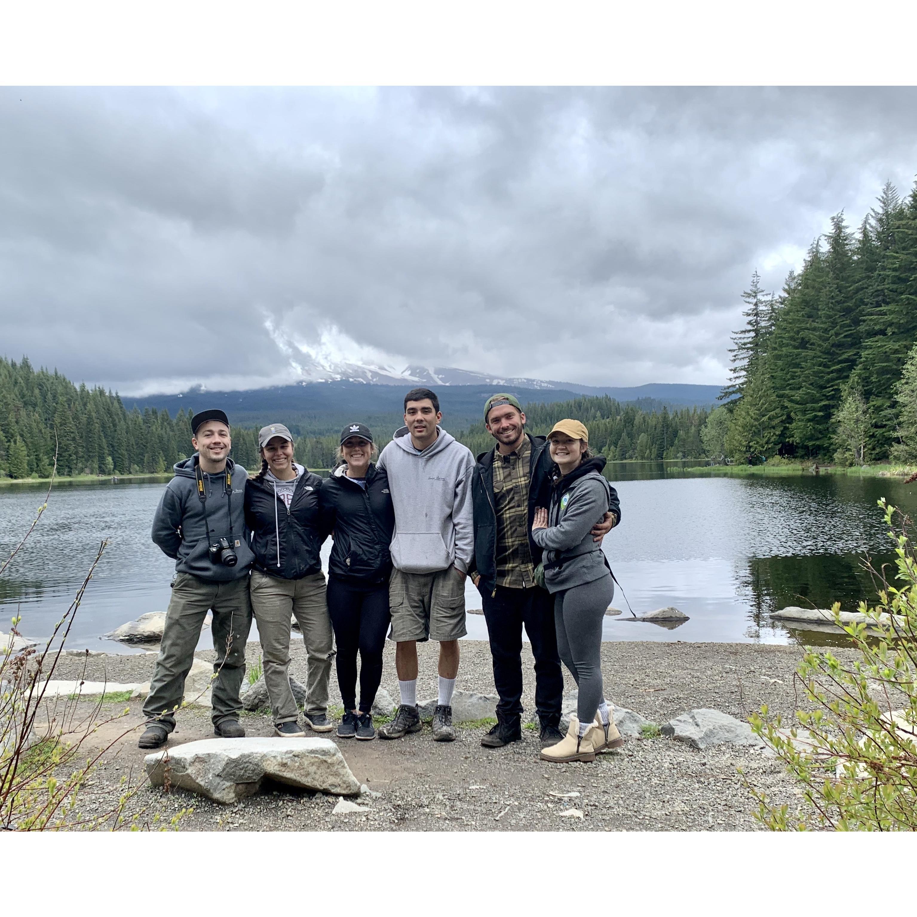 Trillium Lake 
Ft. Simon & Camille, Julia & Brandon