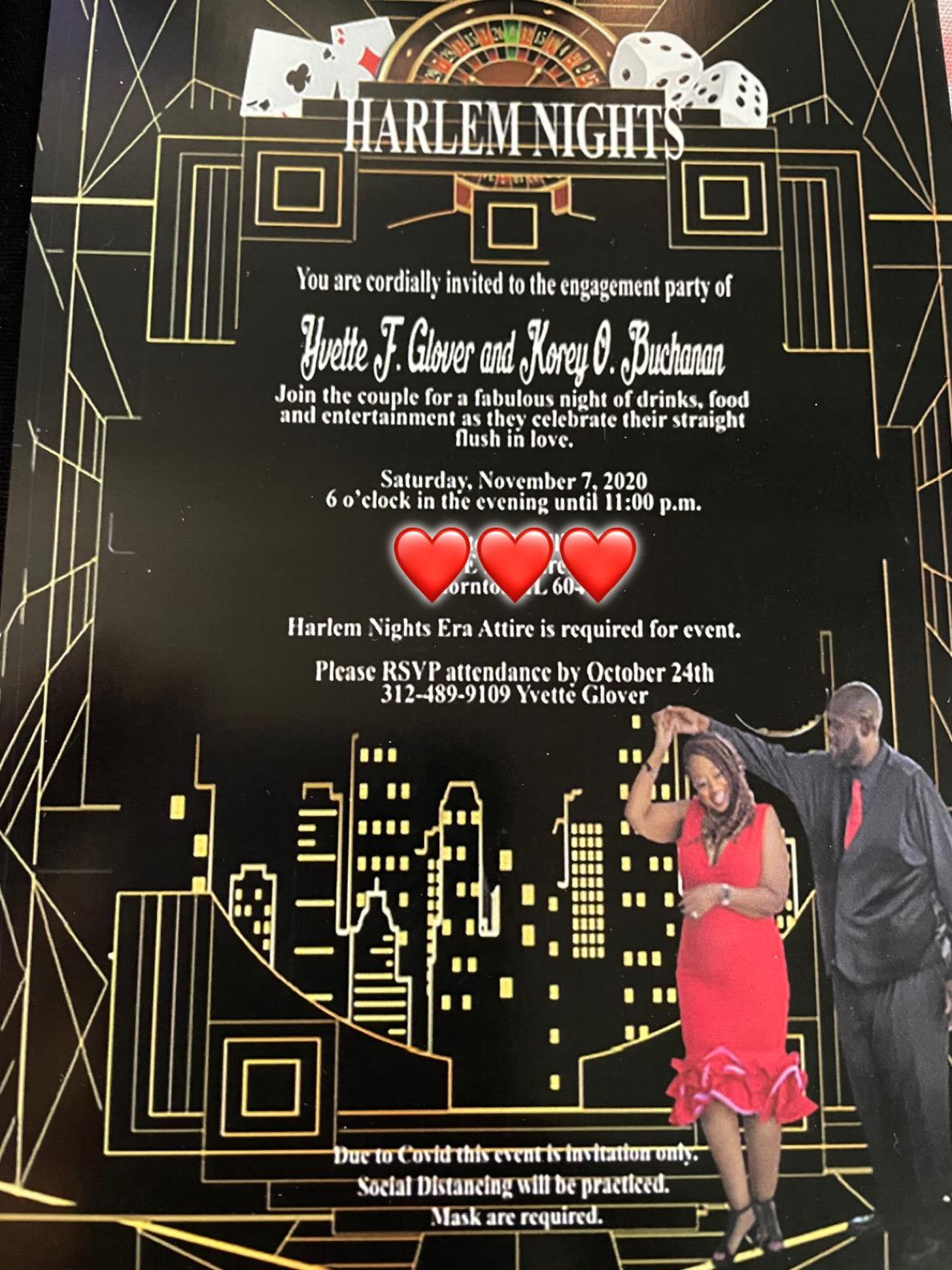The Wedding Website of Yvette Glover and Korey Buchanan