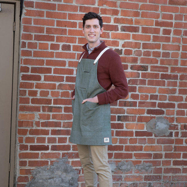 KAF Home Tailor Chambray Apron - Thumbnail 2