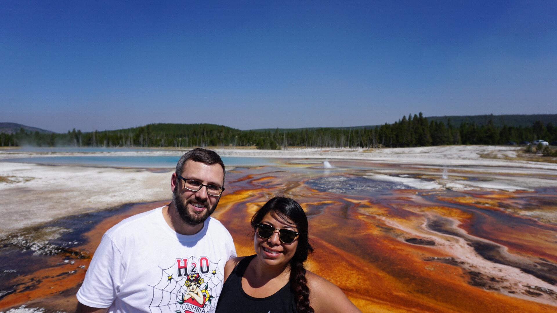 Transported out of this world at the Grand Prismatic Spring in Yellowstone National Park, Sep 2017