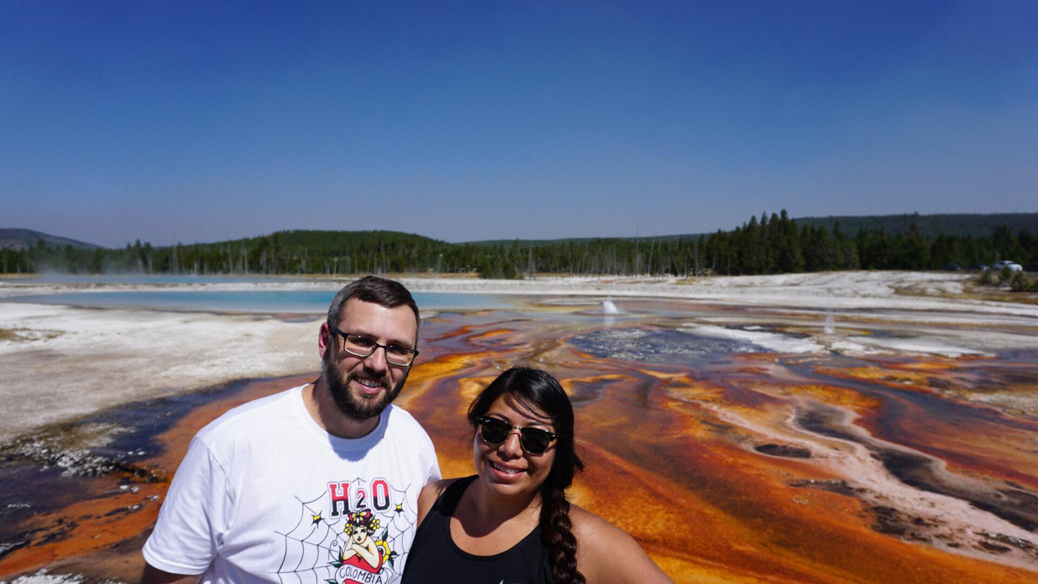 Transported out of this world at the Grand Prismatic Spring in Yellowstone National Park, Sep 2017