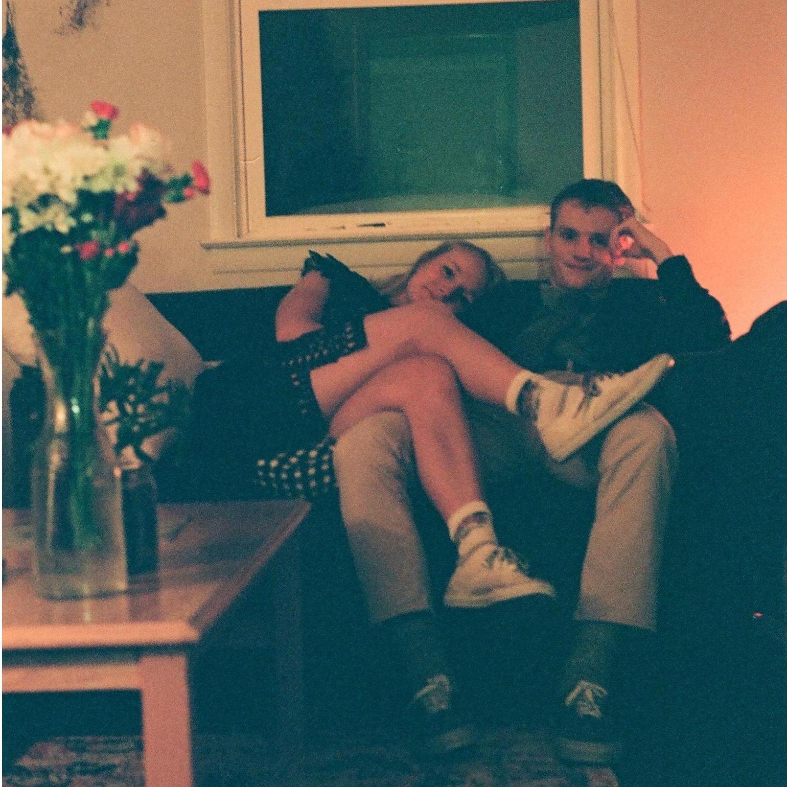 Just after our first and last school dance together. 
circa February 2021
The Dusty Nun, Wheaton, IL