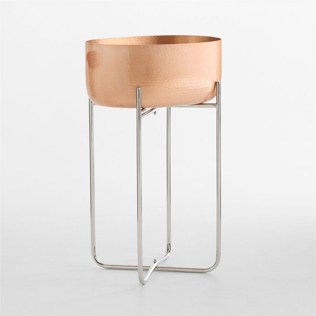 Bash Copper Beverage Tub with Stainless Steel Stand