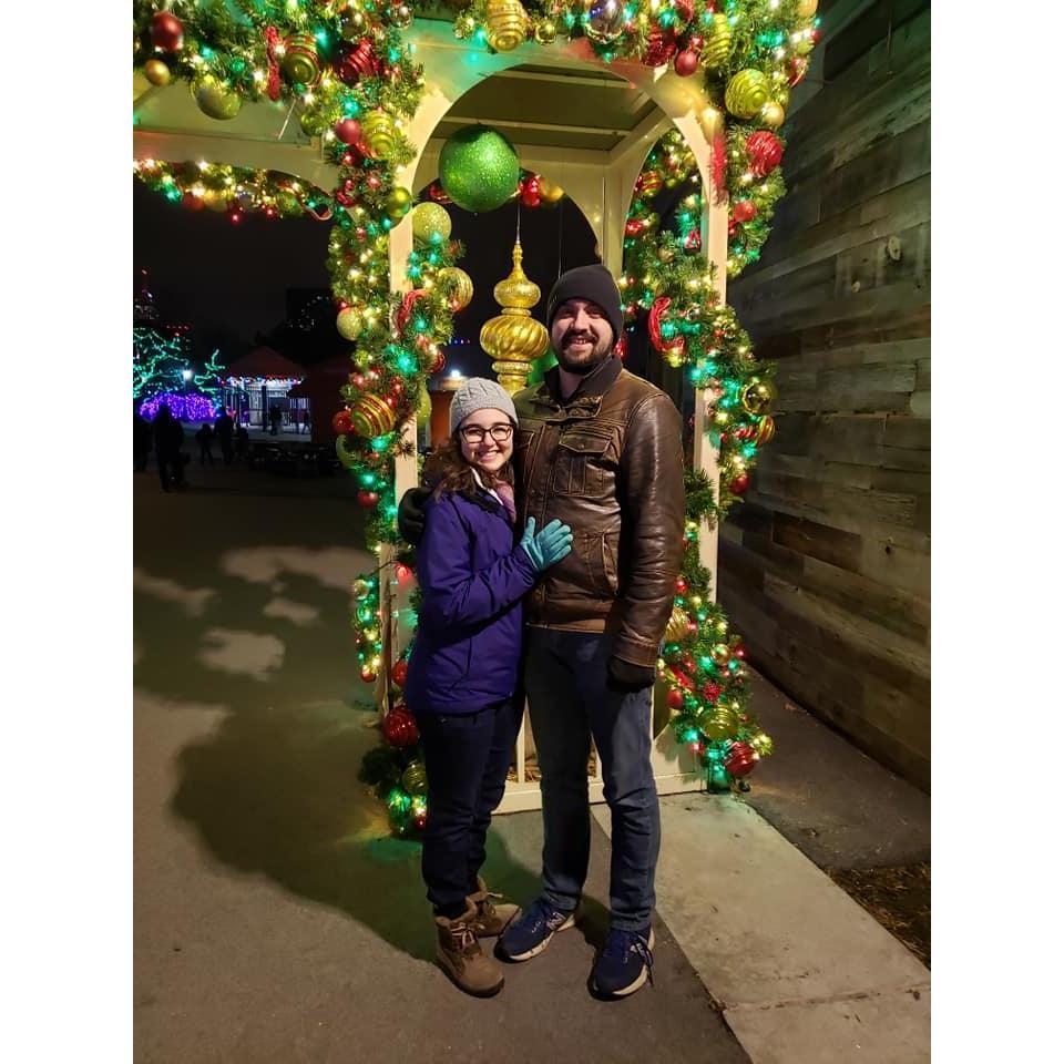 Our second year at Christmas at the Zoo together!