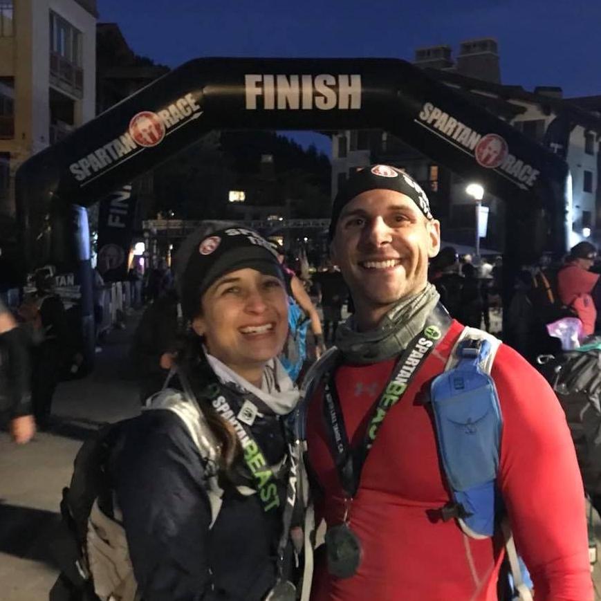 Just completed our first Spartan Race together.