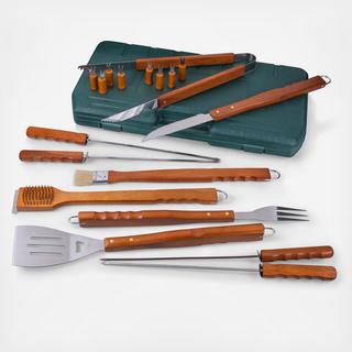 18-Piece BBQ Tool Set