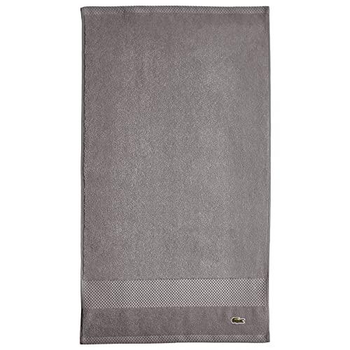 Lacoste Heritage Supima Cotton Hand Towel, Meteorite, 16" x 30"