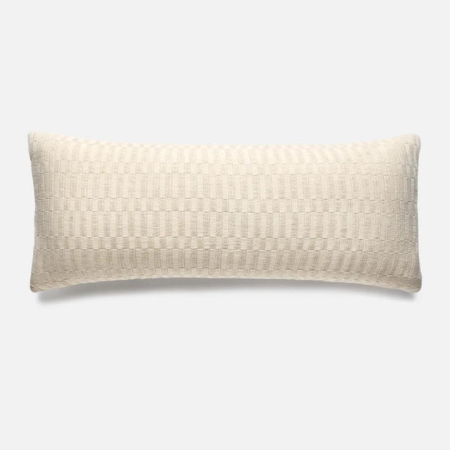 Brooklinen | Woven Checkerboard Lumbar Pillow Cover