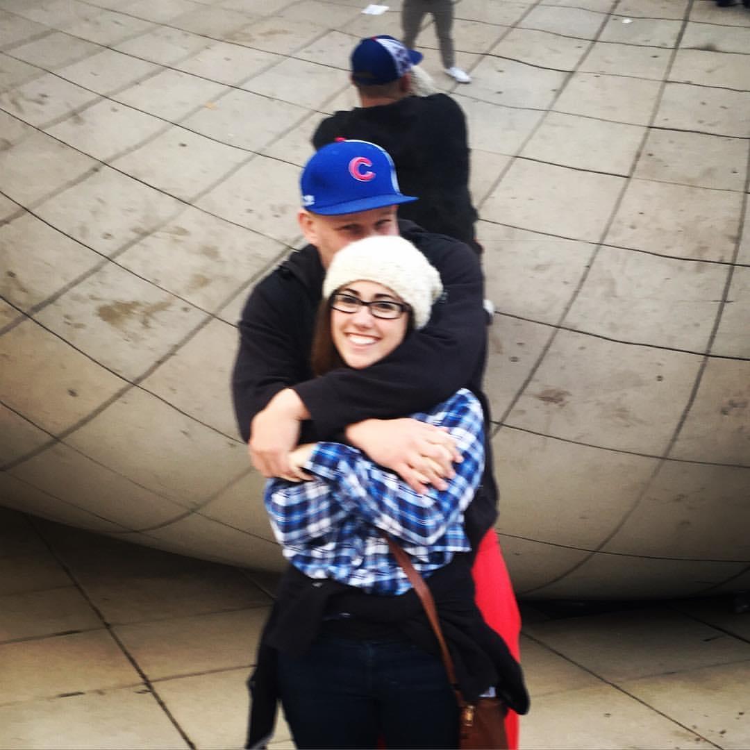 Being tourists in our own city, had to take a picture at the bean
