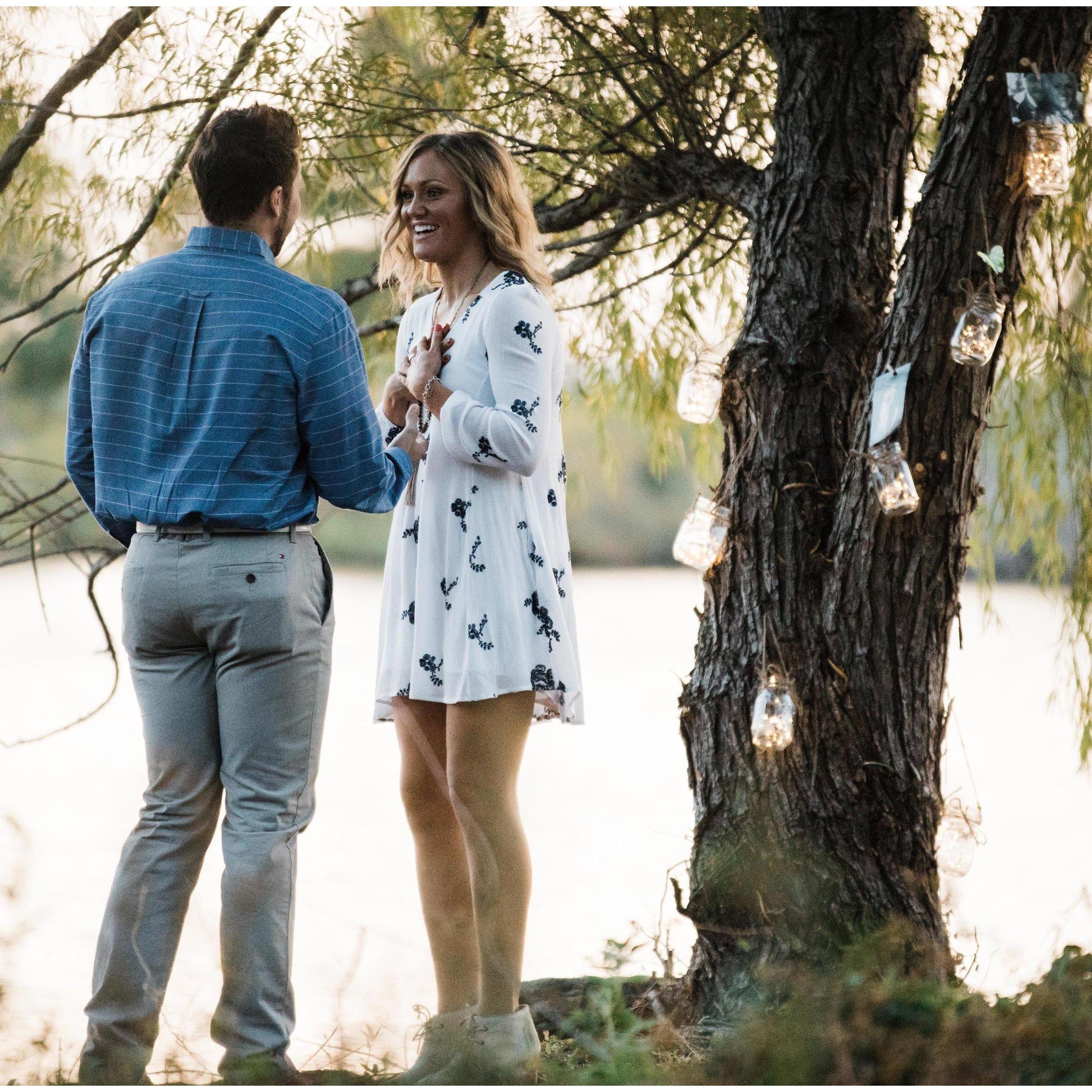 Right before Tanner asked me to marry him... :)