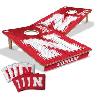 YouTheFan NCAA Professional Wood 2'x3' Cornhole Board w/ Logo Bags
