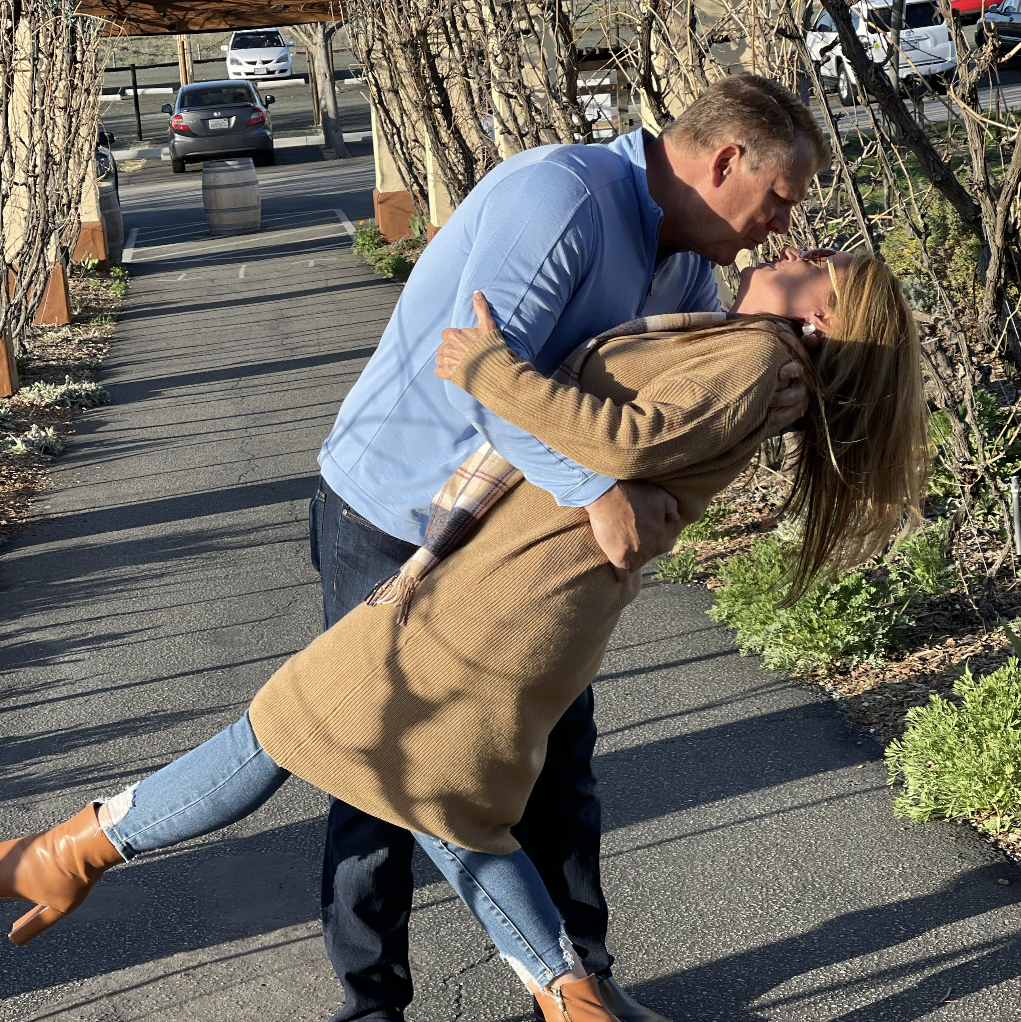 He swept me off my feet in Paso Robles!