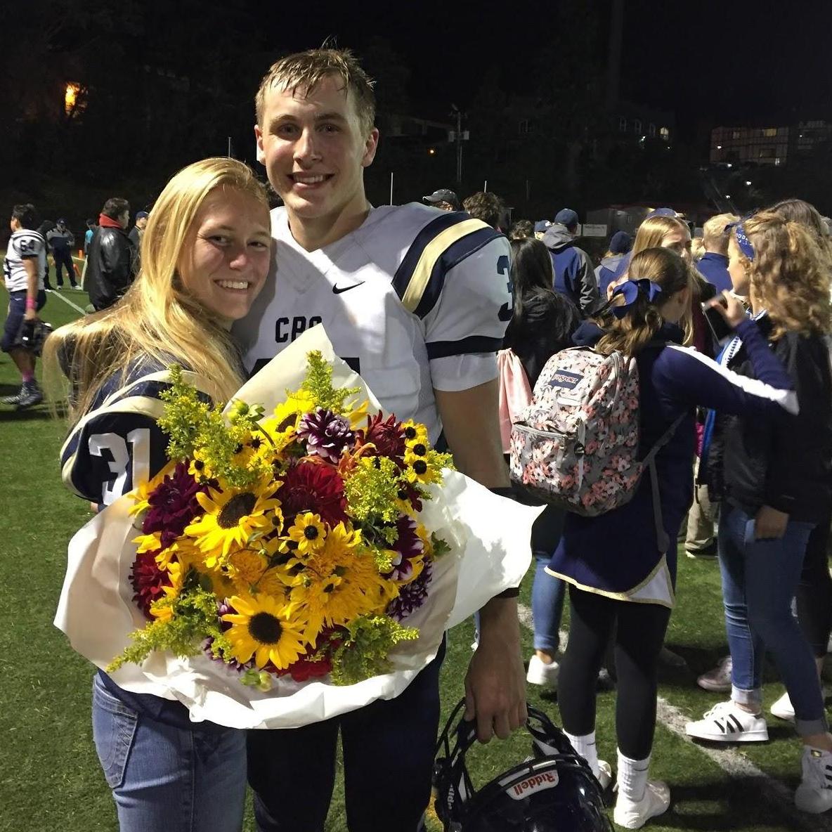 Payton asking me to senior homecoming October 2017.