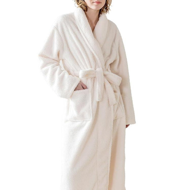KORBLISS Robes for Women – Premium Plush Fleece Long Bathrobe for Women with Shawl Collar, Soft Warm Womens Robe