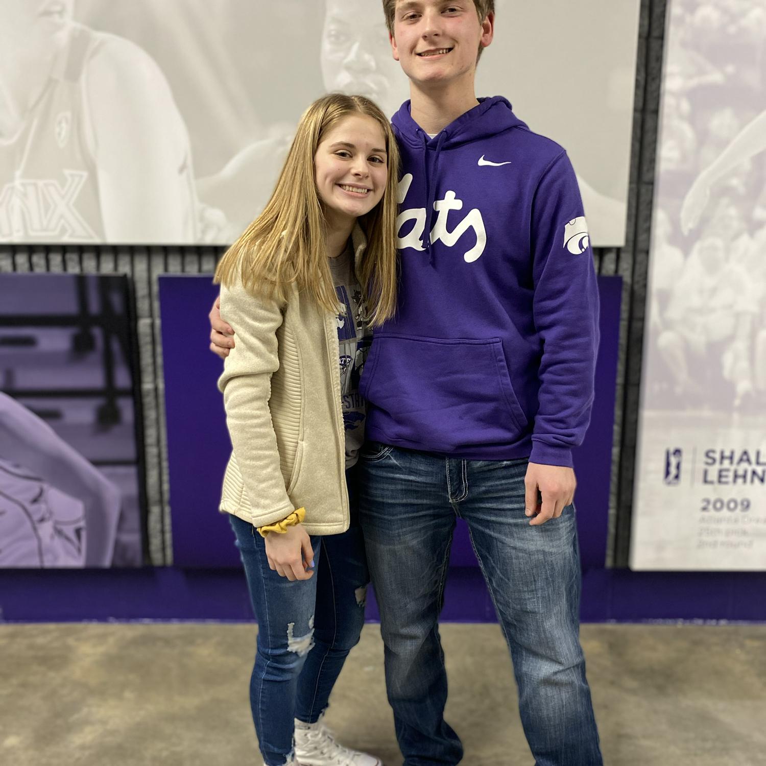 Our first photo together!