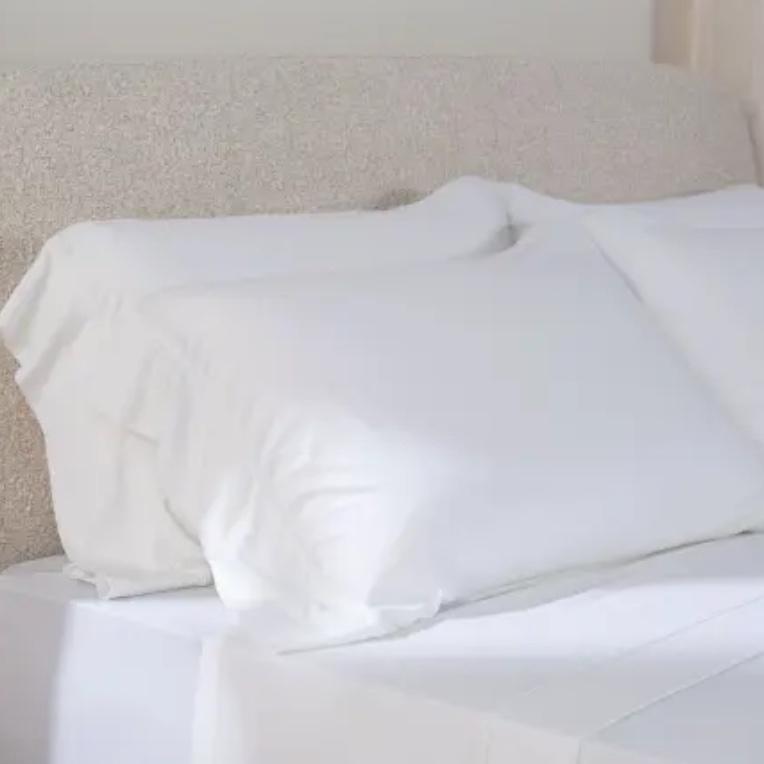 Purple SoftStretch® Pillowcase Set - True White
